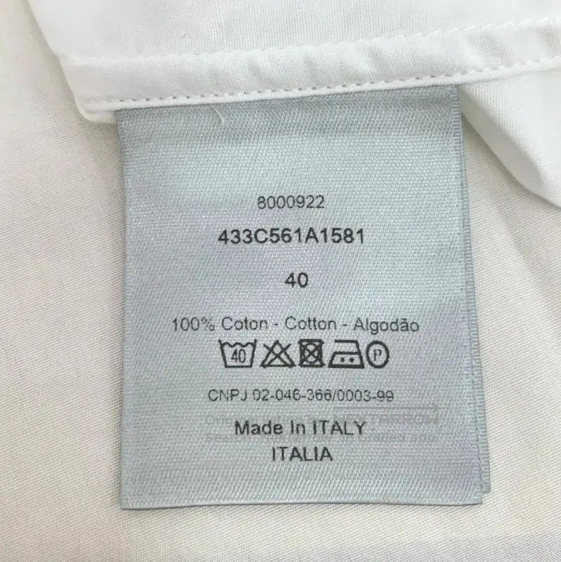 Dior Dior White Cotton Women's Shirt . Size M / US 6-8 / IT 42-44 - 7 Thumbnail