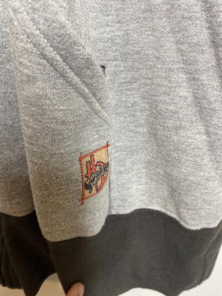 Harley Davidson Vintage Y2K Harley Davidson Hoodie Gray Black Orange Size XL Size US XL / EU 56 / 4 - 10 Thumbnail