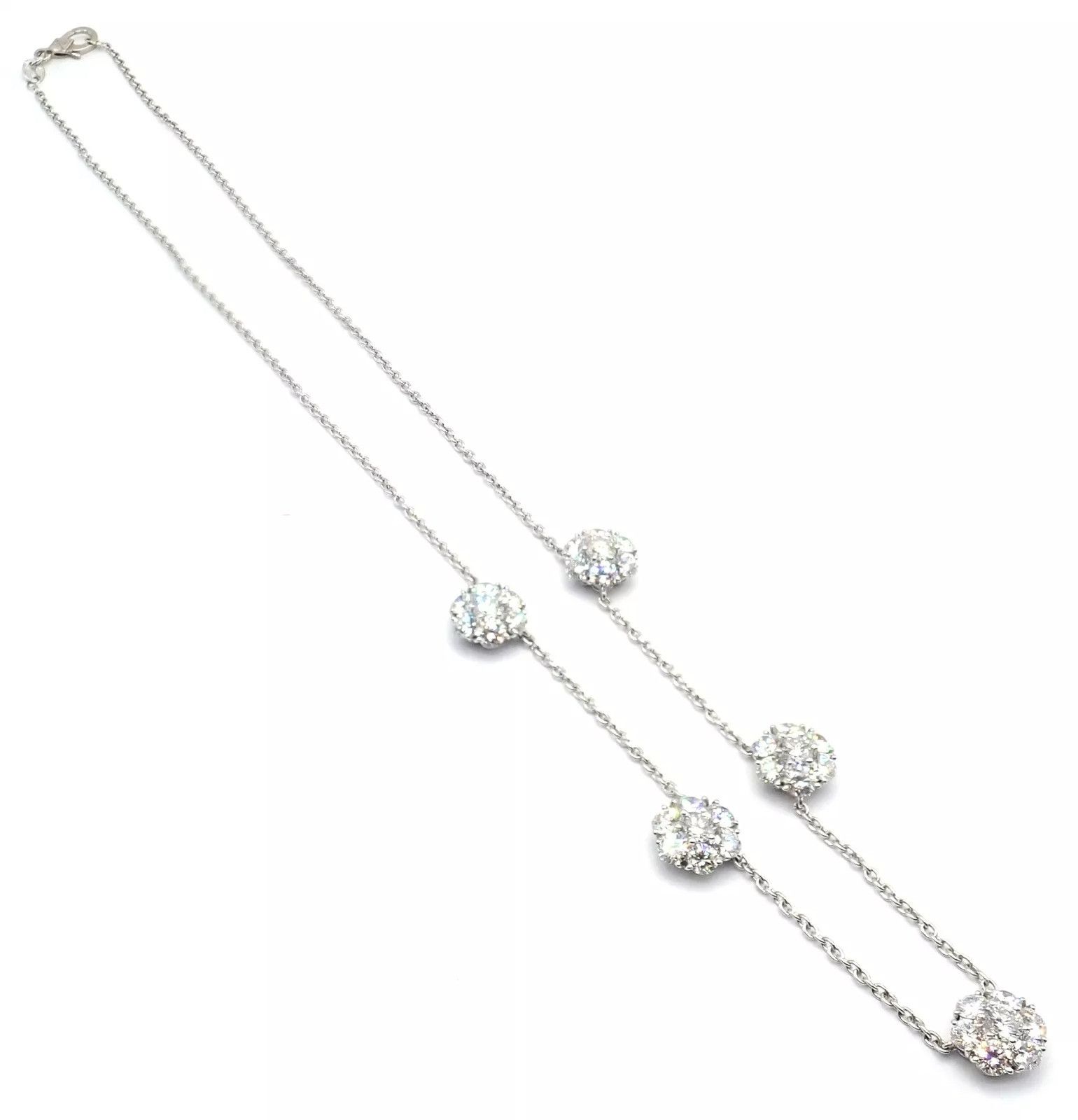 Van Cleef & Arpels Van Cleef & Arpels Platinum Flower Fleurette Necklace Size ONE SIZE - 10 Thumbnail