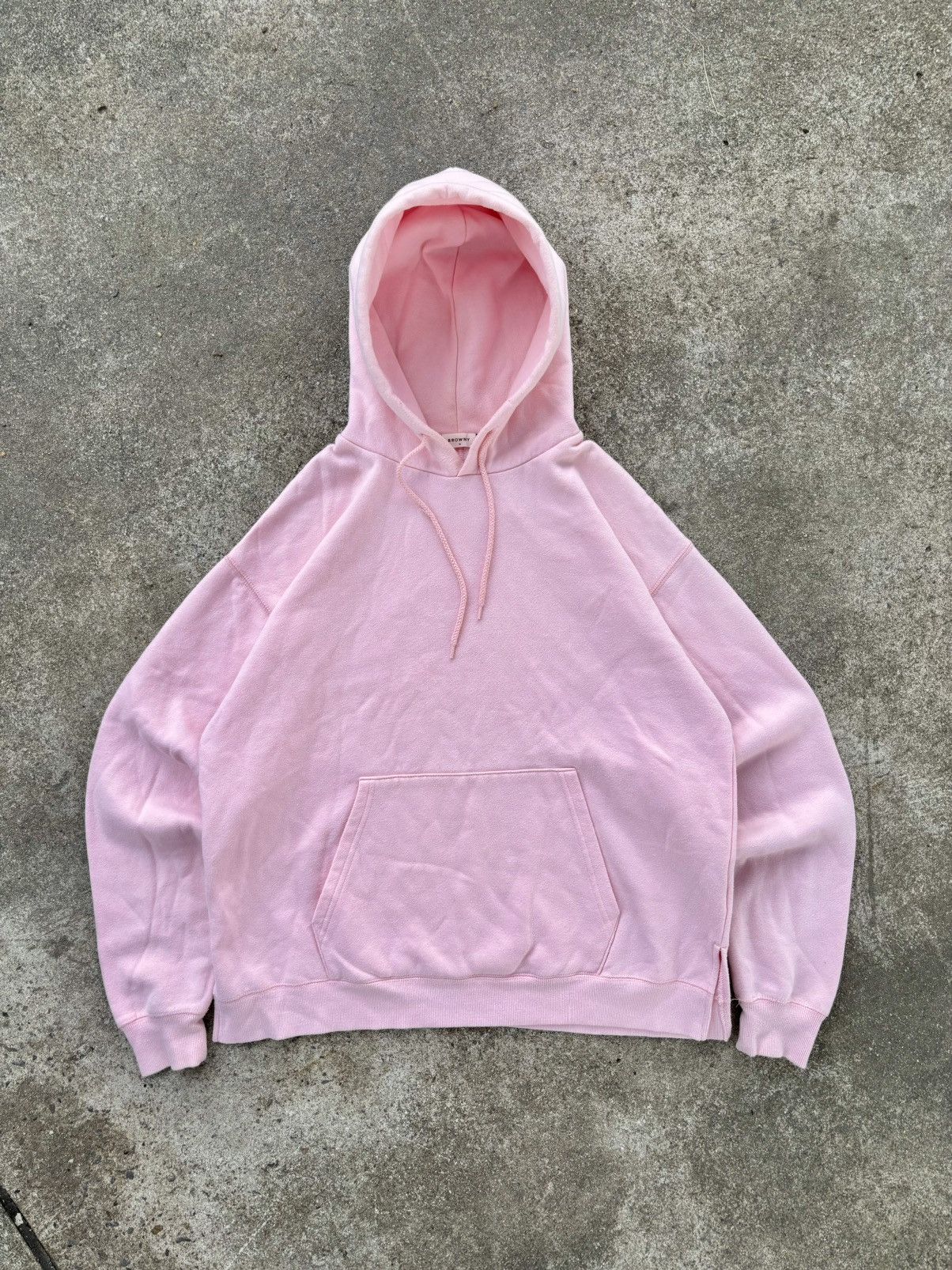 Russell Athletic Vintage BROWNY Pink Hoodie Size US M / EU 48-50 / 2 - 2 Thumbnail