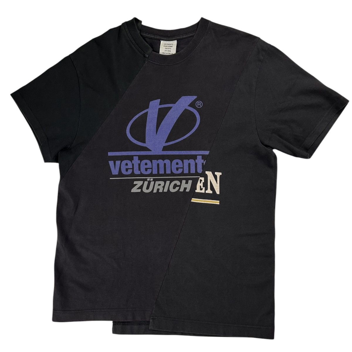 Vetements Vetements Zurich Reconstructed Cut Up Tee Size US M / EU 48-50 / 2 - 1 Preview