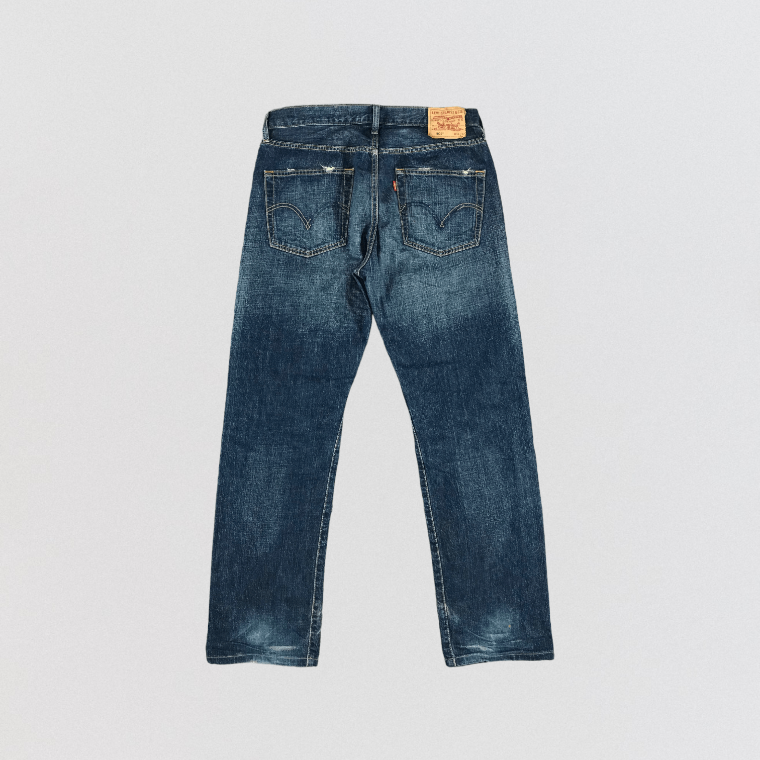 Levi's Vintage 90s Blue Wash Levis 501 Jeans-JM2831 Size US 34 / EU 50 - 2 Thumbnail