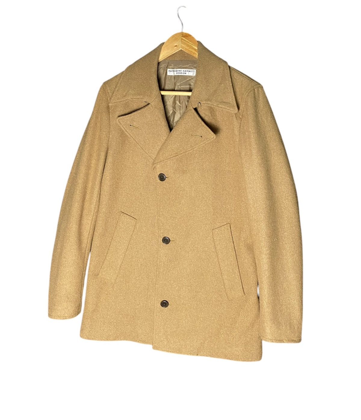 Katharine Hamnett London × Vintage Vintage Katharine Hamnett London Wool Jacket Size US M / EU 48-50 / 2 - 2 Thumbnail