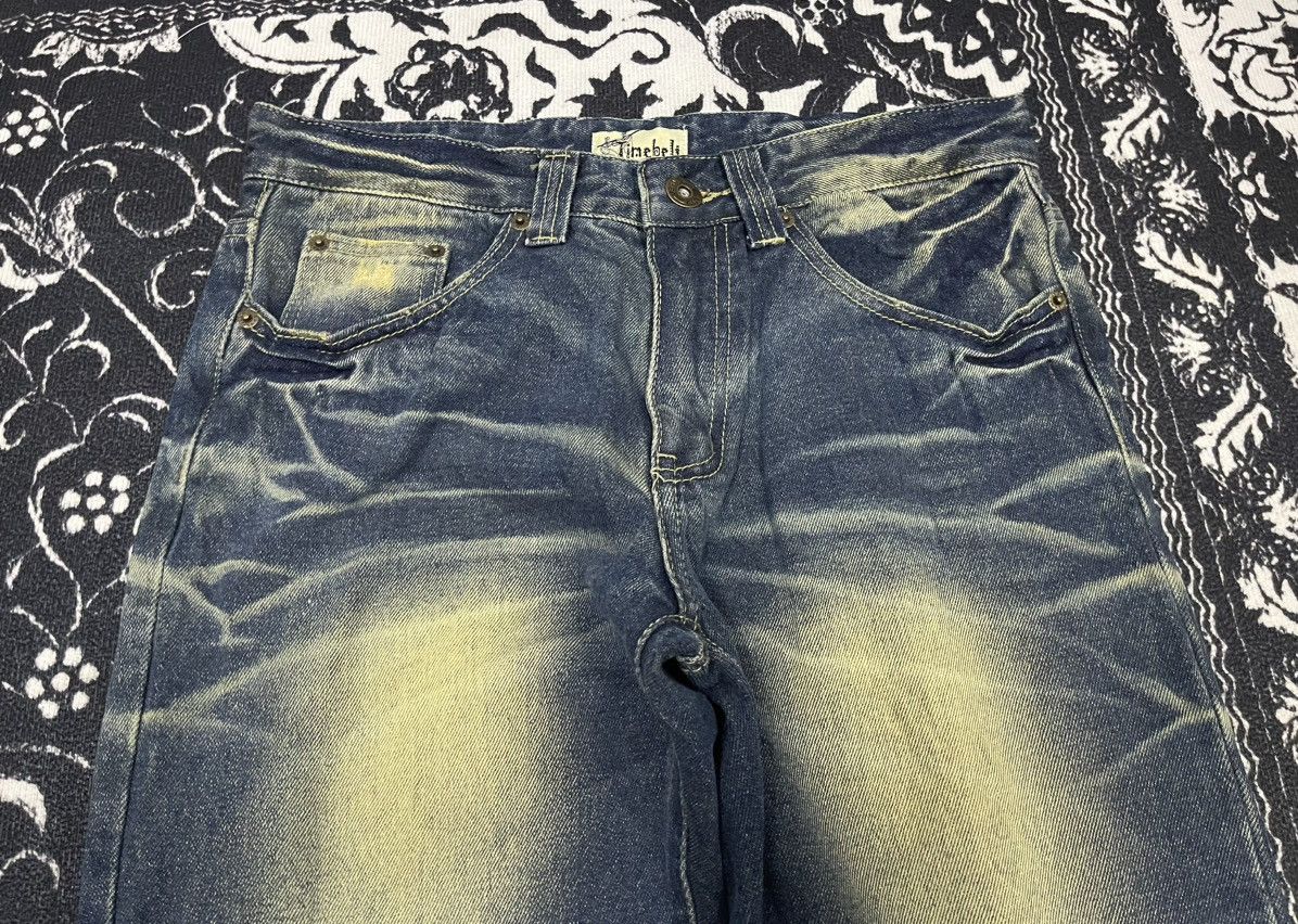 If Six Was Nine 2000s TORNADO MART INSPIRED BRAND TIMEBELT WASHABLE JEANS Size US 30 / EU 46 - 6 Thumbnail