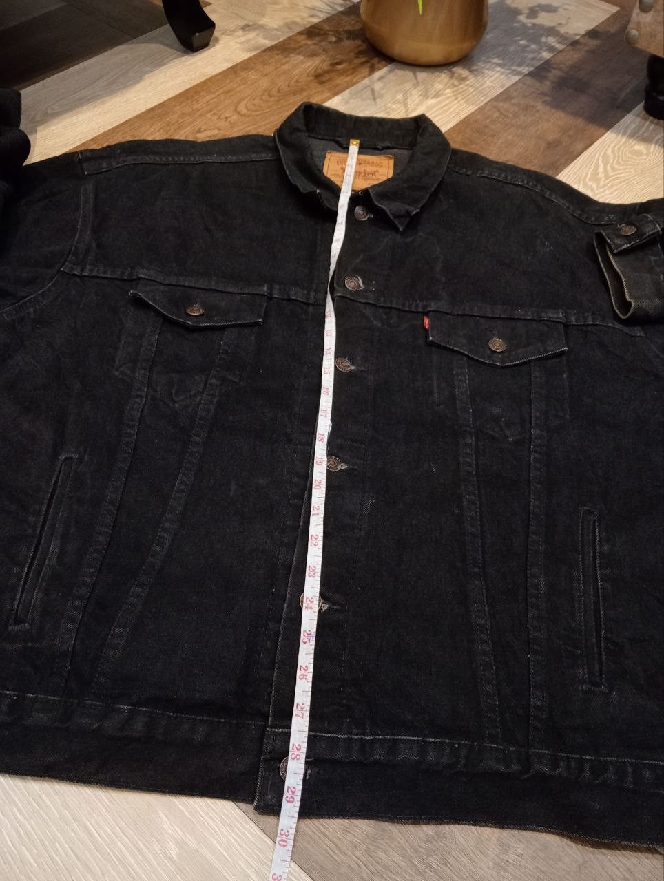 Levi's Vintage Clothing RARE VINTAGE 90s LEVI'S 70507 BLACK DENIM JACKET - SIZE XXL Size US XXL / EU 58 / 5 - 17 Thumbnail