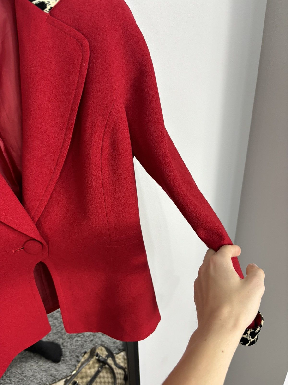 Dior 1990s Vintage Luxury Designer Christian Dior Blazer Jacket Size M / US 6-8 / IT 42-44 - 9 Thumbnail