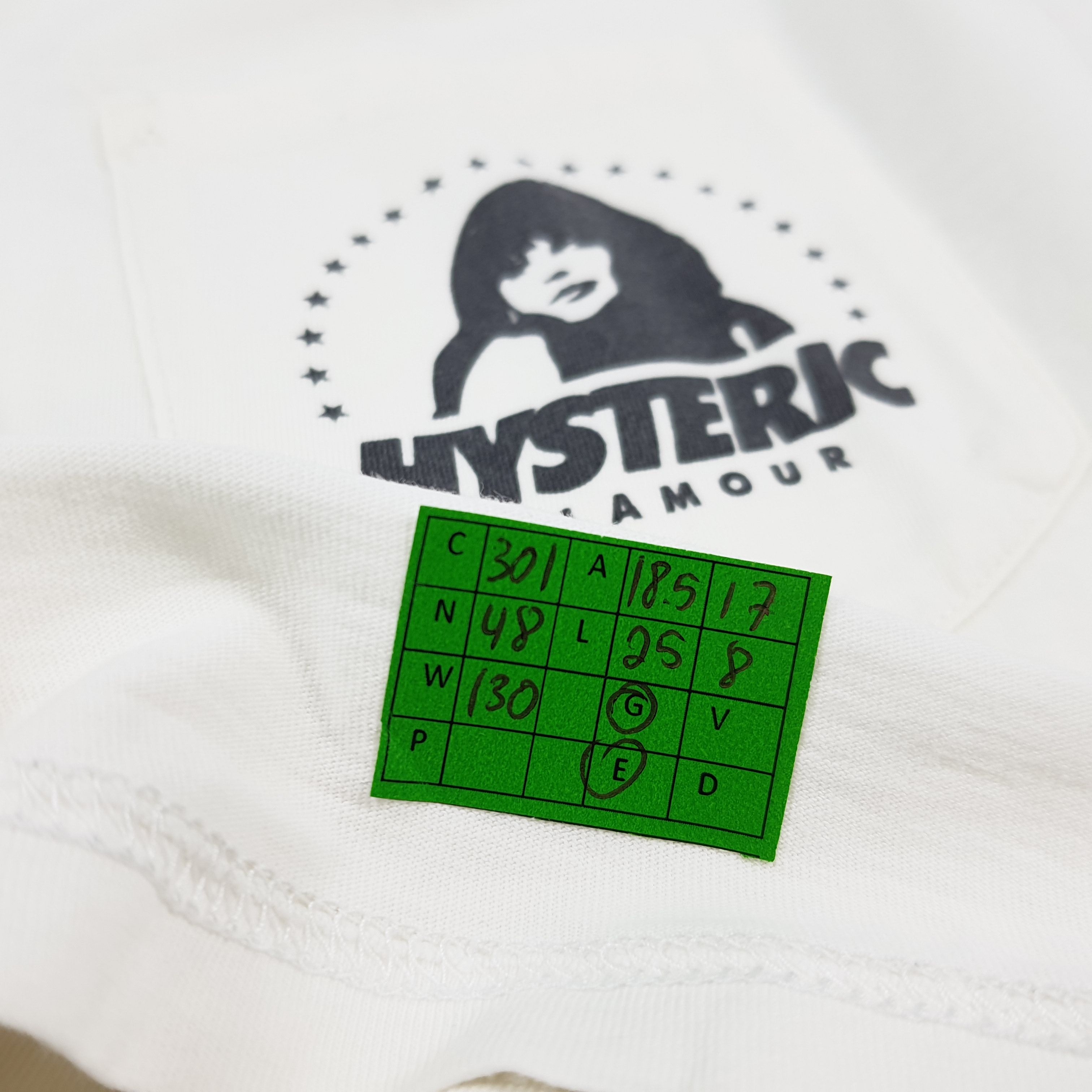 Hysteric Glamour Vintage Hysteric Glamour Japan Pocket Tee C301N48 Size US S / EU 44-46 / 1 - 9 Thumbnail
