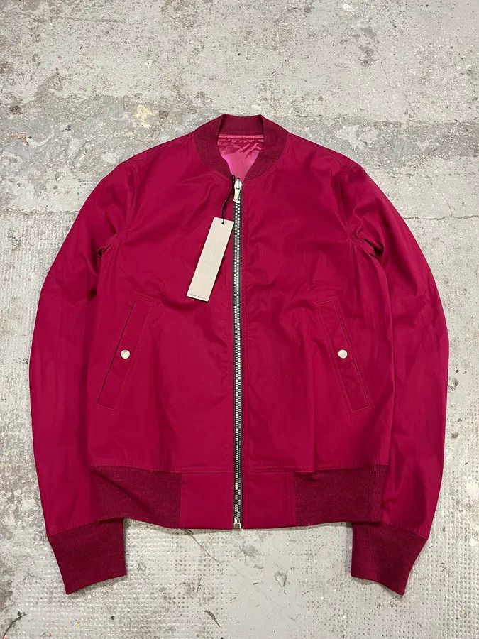 Rick Owens SS2023 Rick Owens Red Reversible Abstract Bomber Jacket Size US M / EU 48-50 / 2 - 2 Thumbnail