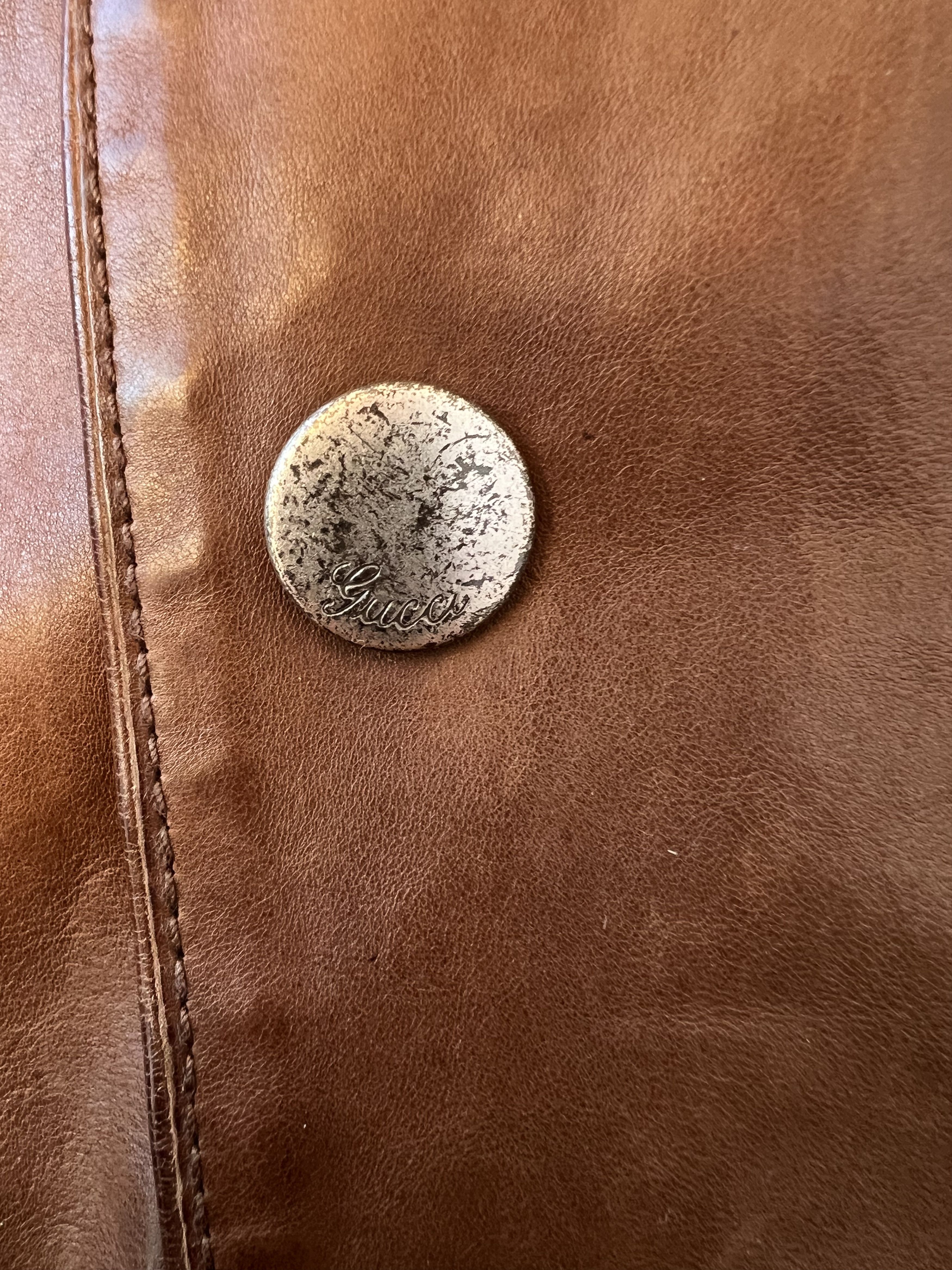 Gucci Gucci Leather Jacket 50 Size US M / EU 48-50 / 2 - 6 Thumbnail