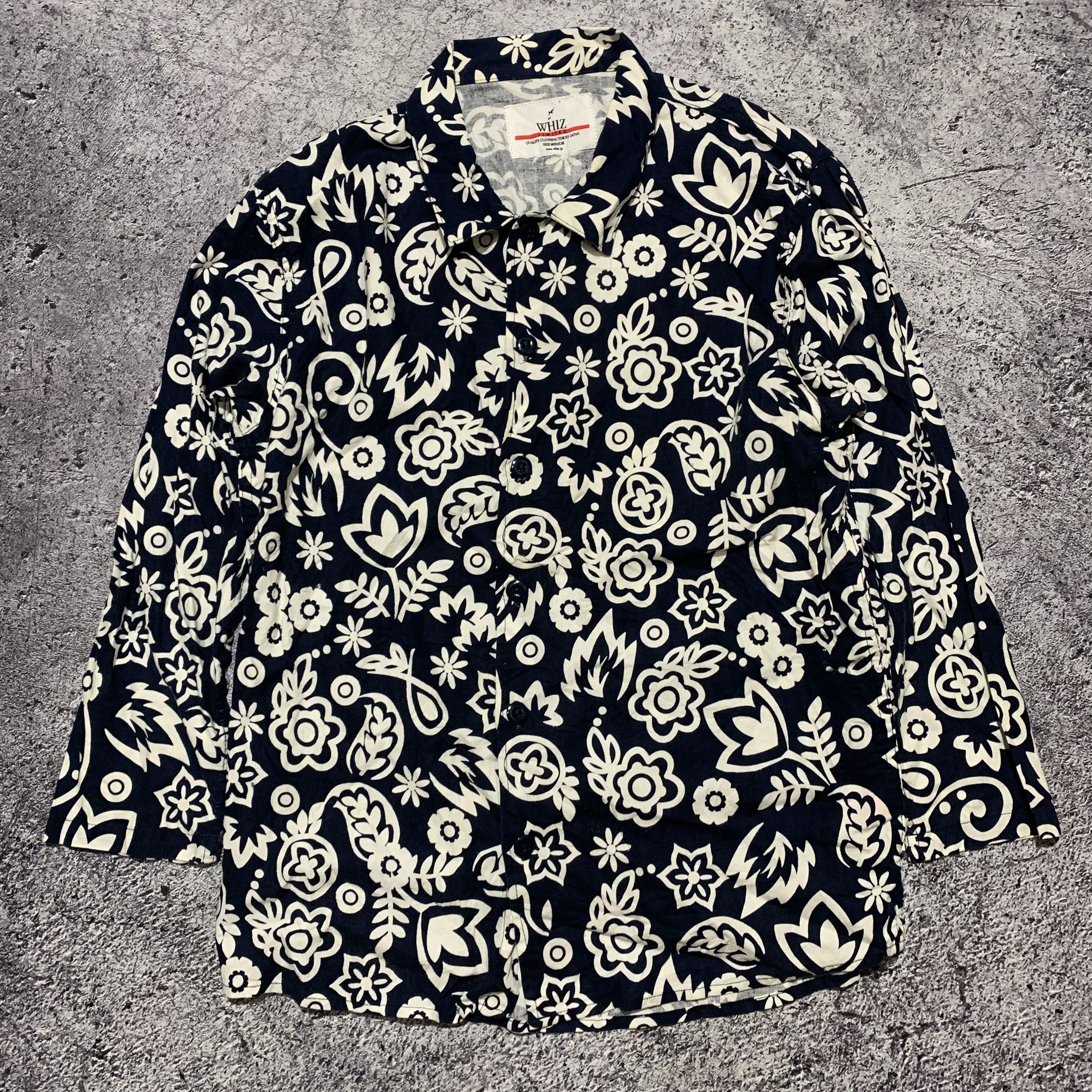 Japanese Brand 2000s Archive Whiz ifsixwasnine paisley pattern button shirt Size US M / EU 48-50 / 2 - 1 Thumbnail