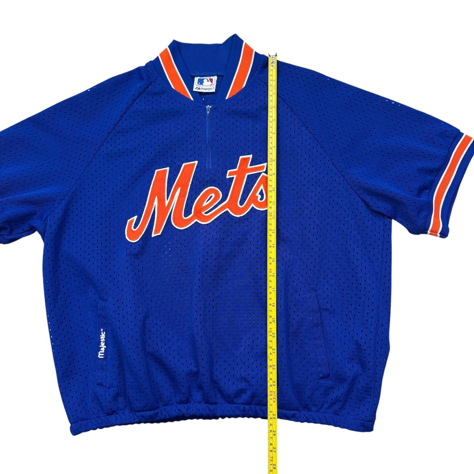 MLB VTG 80s 90s NEW YORK METS MAJESTIC BATTING PRACTICE JERSEY Size US XL / EU 56 / 4 - 8 Thumbnail