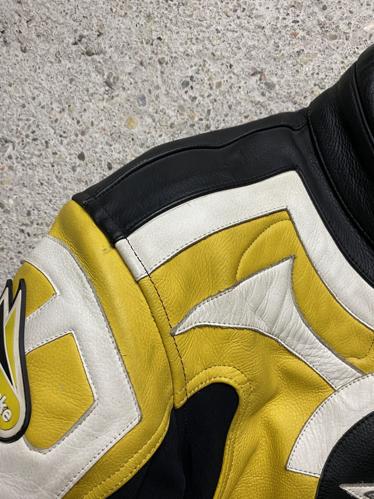 Hein Gericke Hein hericke vintage motorcycle leather jacket y2k yellow Size US M / EU 48-50 / 2 - 6 Thumbnail