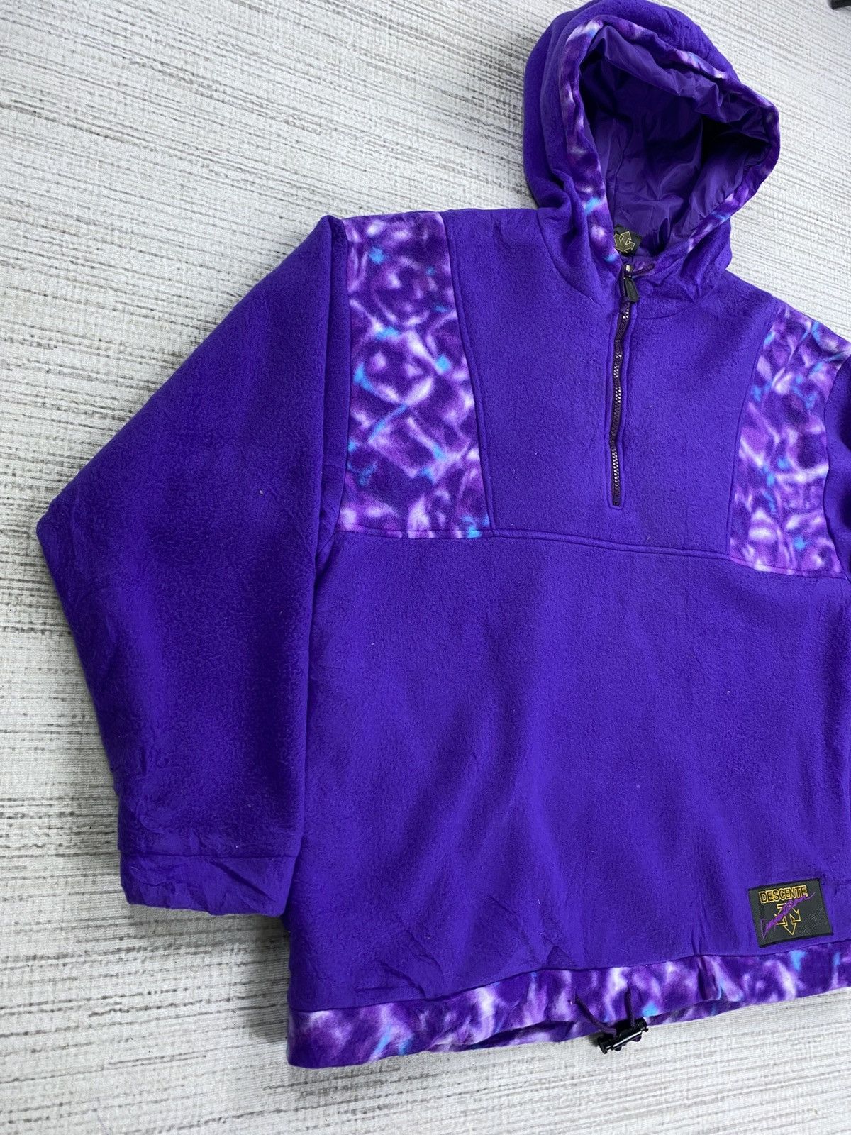 Descente Vintage Descente Half Zipper Sweater Hoodie Size US L / EU 52-54 / 3 - 3 Thumbnail