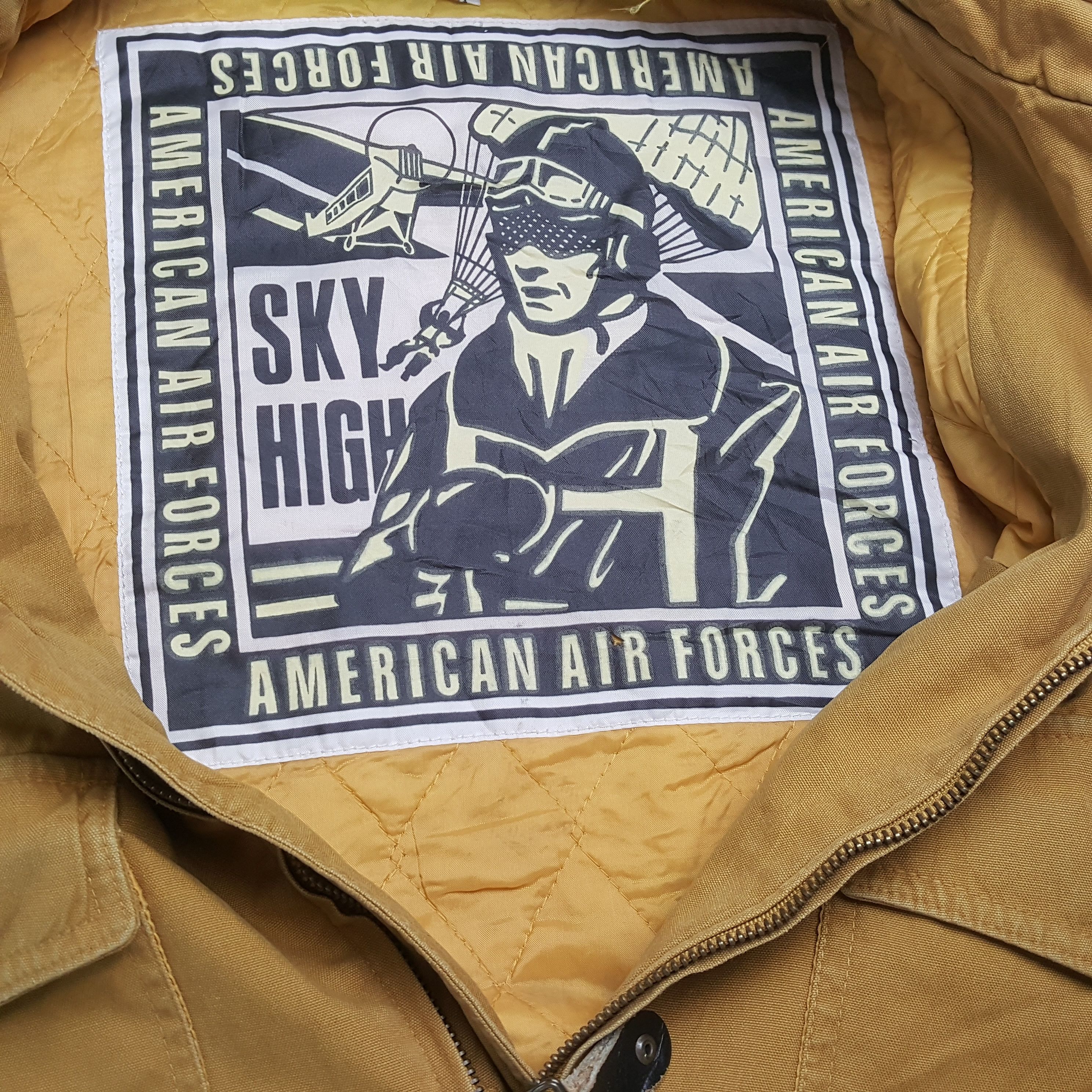 Vintage Vintage US AIR FORCE Parachute Bombers Jacket Size US XL / EU 56 / 4 - 9 Thumbnail