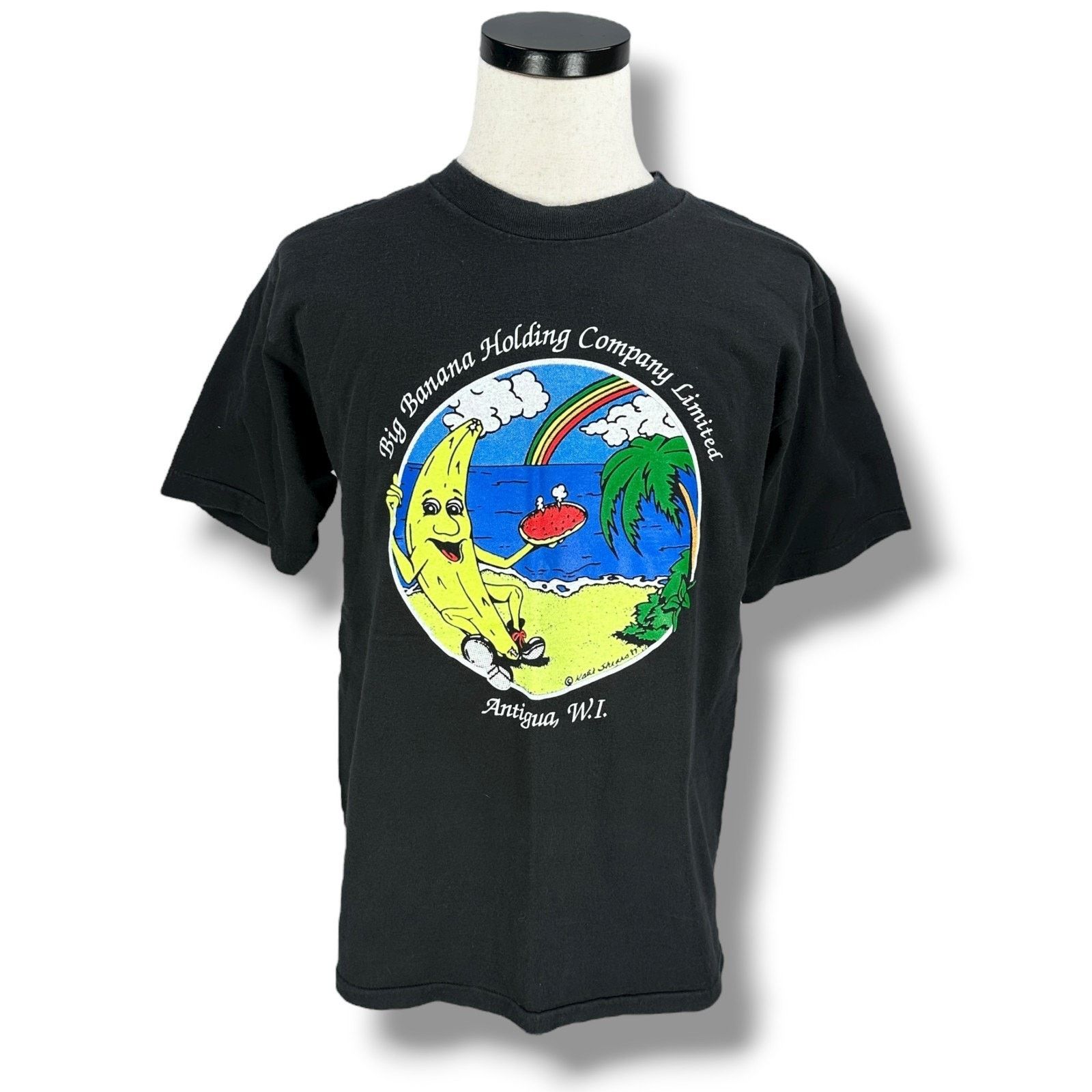 Other VTG Antigua Big Banana Company T-Shirt Men L Black 80s USA Size US L / EU 52-54 / 3 - 1 Thumbnail
