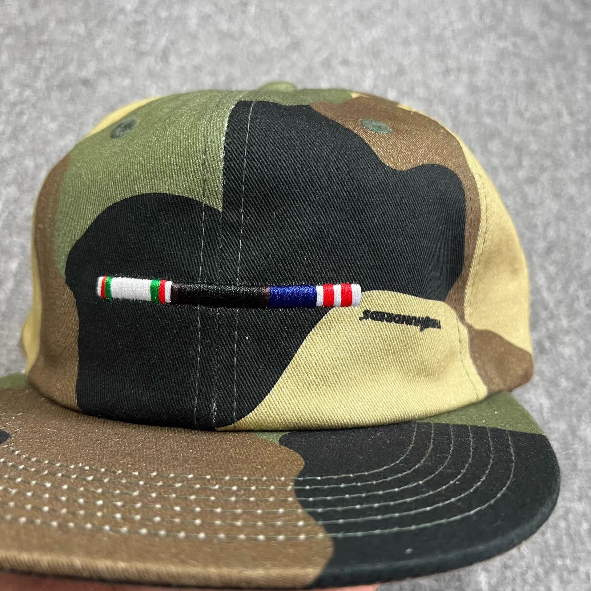 The Hundreds The Hundreds BombCamouflageEmbroidered Baseball Visor Q7 Size ONE SIZE - 2 Thumbnail