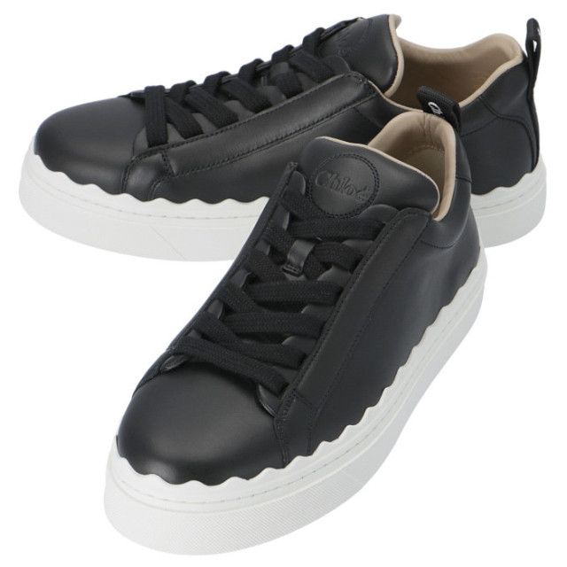 Chloe o1loc1c1024 Lauren Sneakers in Black Size US 8 / IT 38 - 2 Thumbnail