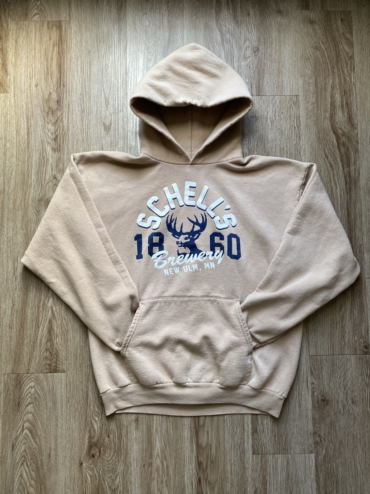 Vintage 00s Brewery Beer Deer Hoodie Size US L / EU 52-54 / 3 - 1 Thumbnail