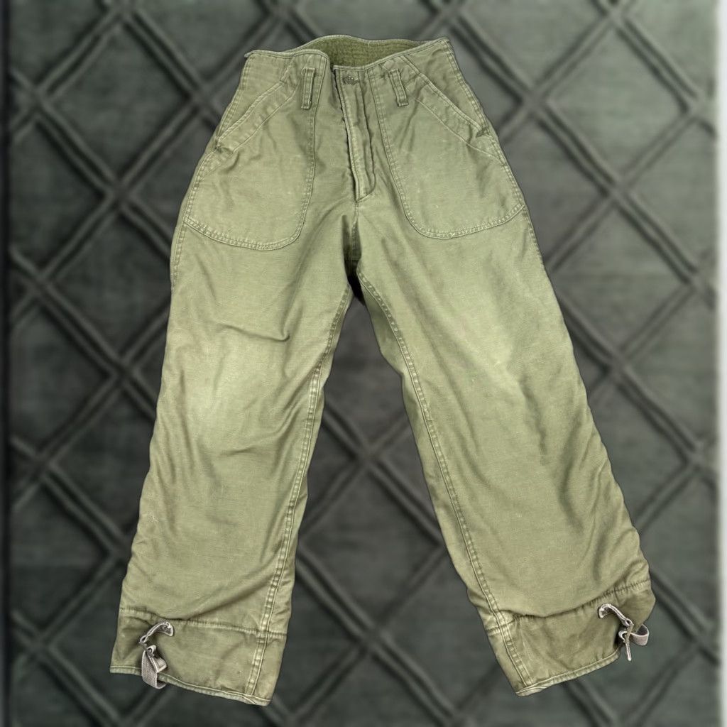 Alpha Industries VINTAGE Alpha Industries Pants Cargo Men S Green Inseam 27in Size US 29 - 1 Thumbnail