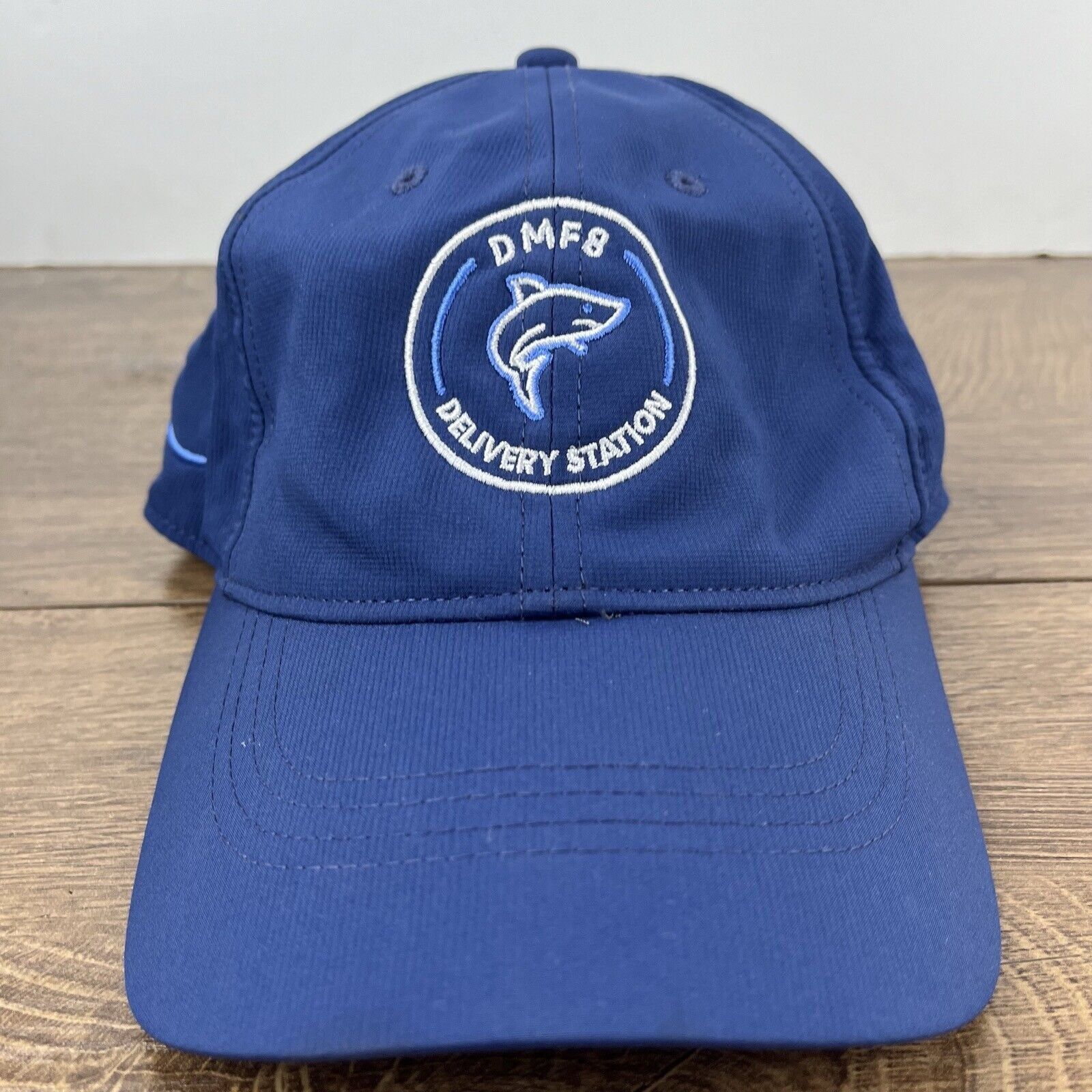 Nike DMF8 Delivery Station Hat Nike Shark Blue Adjustable Hat Blu Size ONE SIZE - 6 Thumbnail