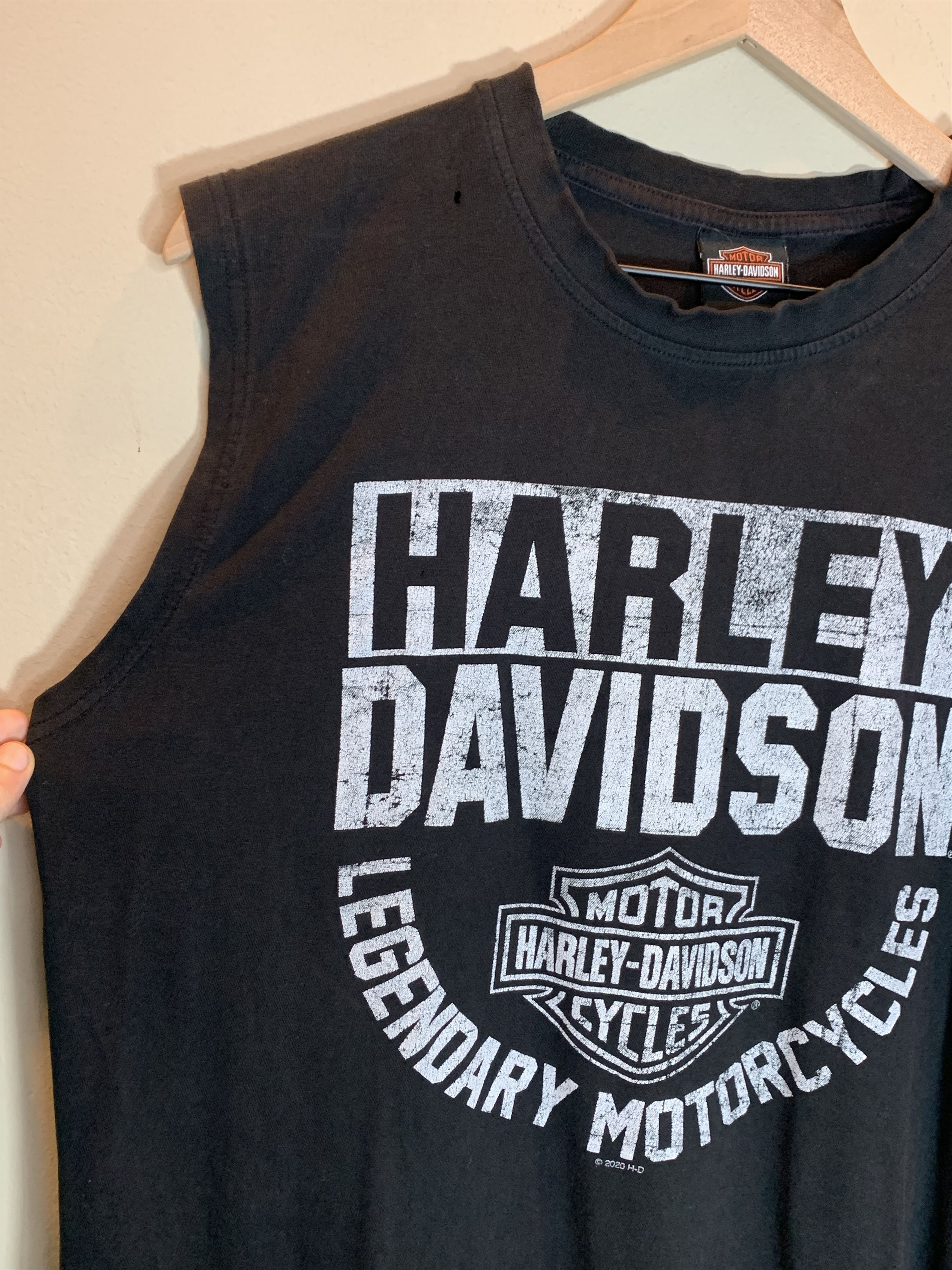 Harley Davidson *RARE* Harley Davidson Skull Motorcycle Biker Tank Top Shirt Size US L / EU 52-54 / 3 - 6 Thumbnail