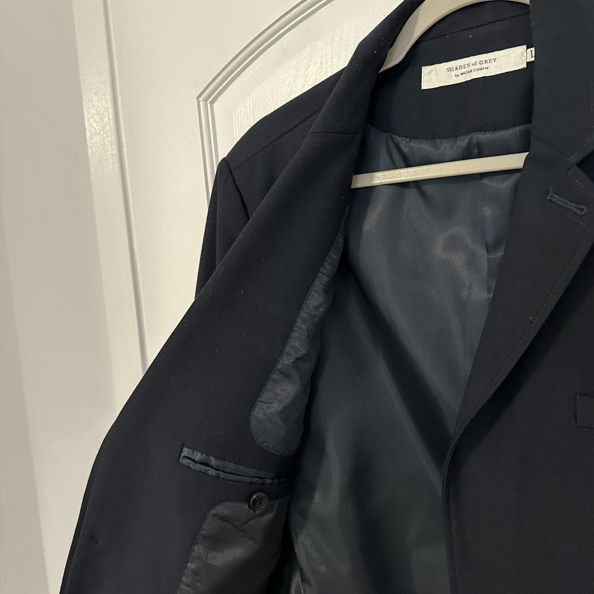 Shades Of Grey Shades of Grey by Micah Cohen Wool Blazer Jacket (Large) Size 42R - 6 Thumbnail