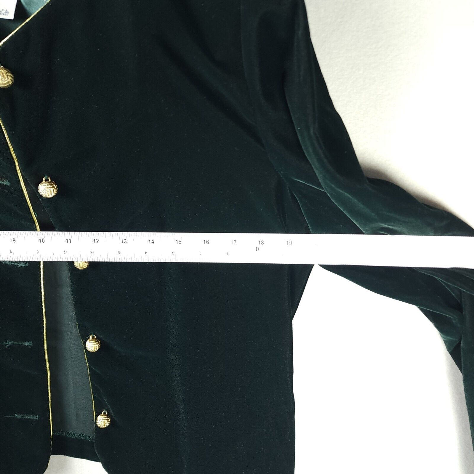 Vintage Norton McNaughton Crushed Velvet Blazer Green Size 6 Size M / US 6-8 / IT 42-44 - 5 Thumbnail