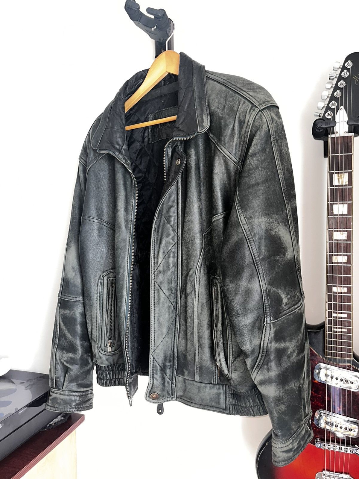 Vintage Genuine Leather Vintage Jacket Size US L / EU 52-54 / 3 - 2 Thumbnail