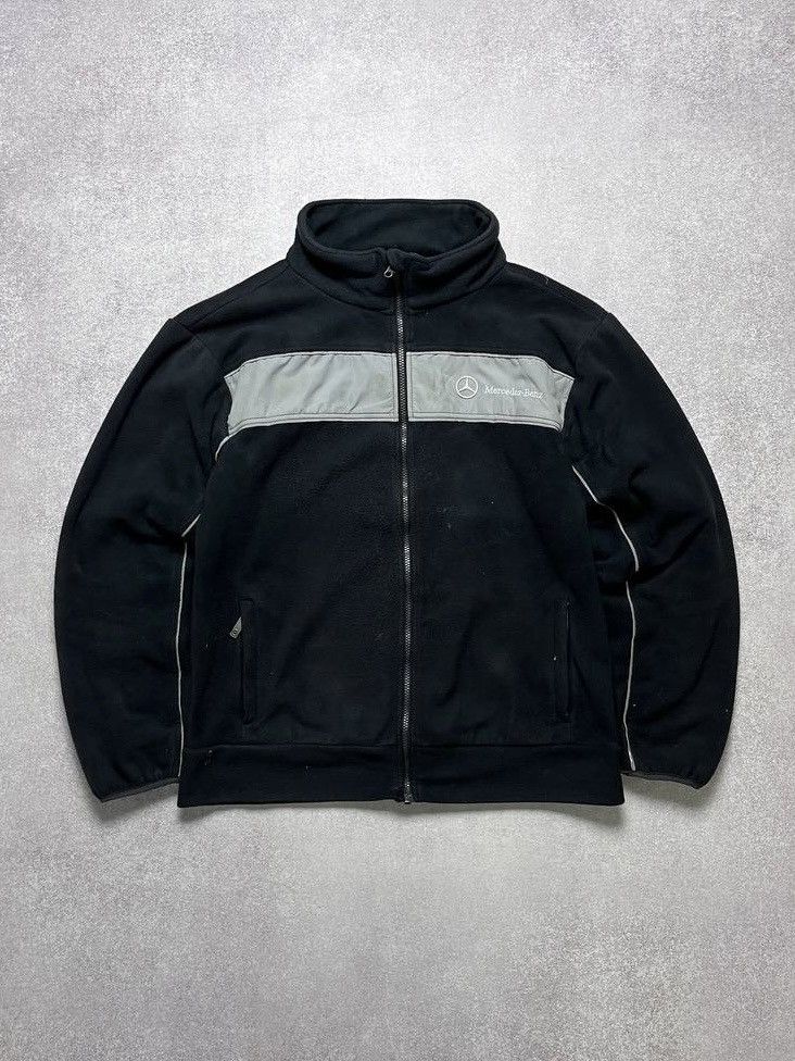 Mercedes-Benz VINTAGE MERCEDES BENZ RACING FLEECE SHERPA JACKET Y2K L Size US L / EU 52-54 / 3 - 1 Thumbnail