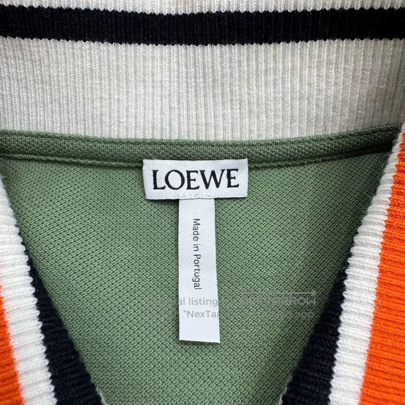 Loewe Loewe Green Polo Shirt Size US XL / EU 56 / 4 - 2 Thumbnail