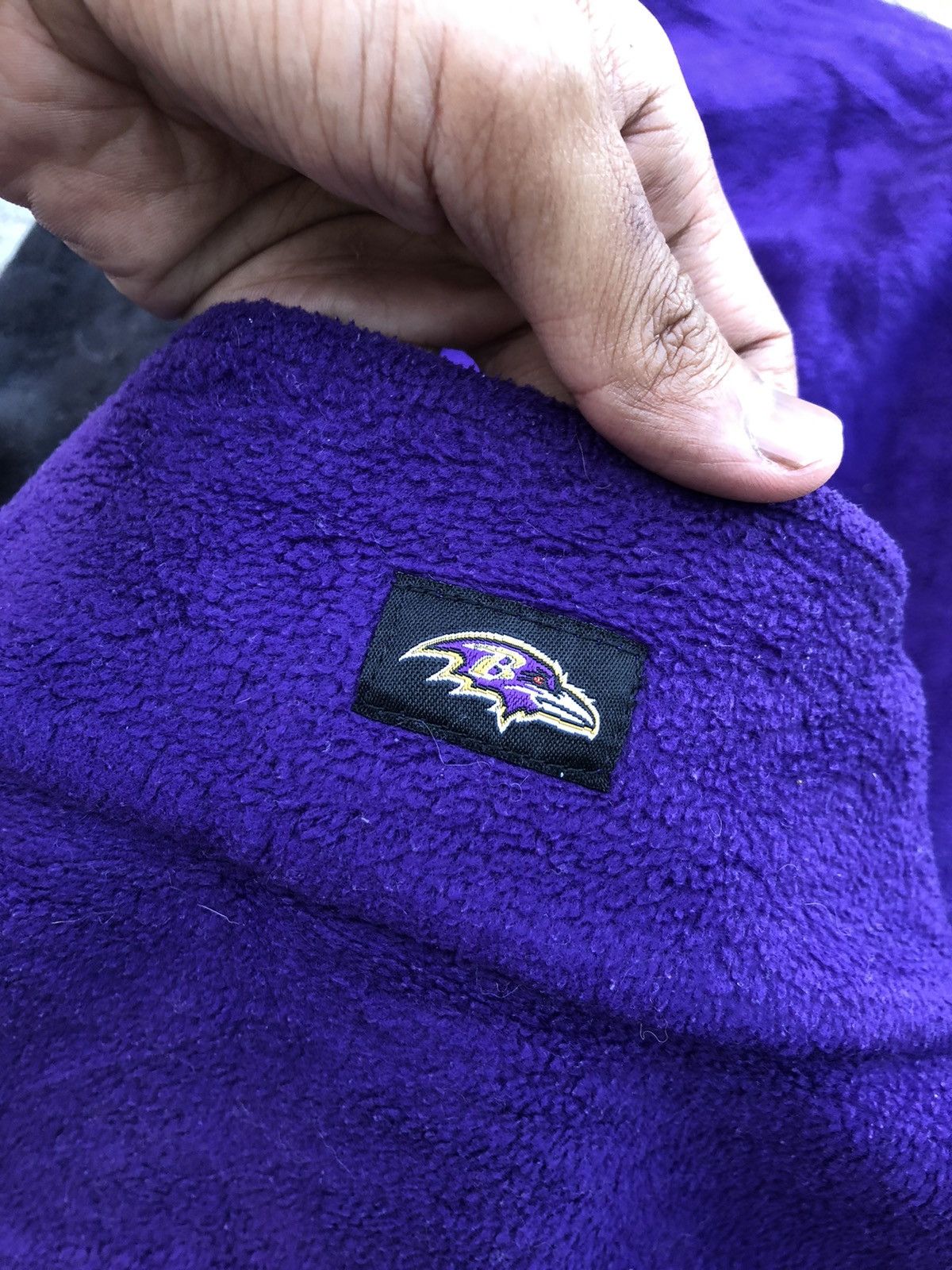 NFL × Sports Specialties BALTIMORE RAVENS HALF ZIP FLEECE JACKET Size XL / US 12-14 / IT 48-50 - 3 Thumbnail
