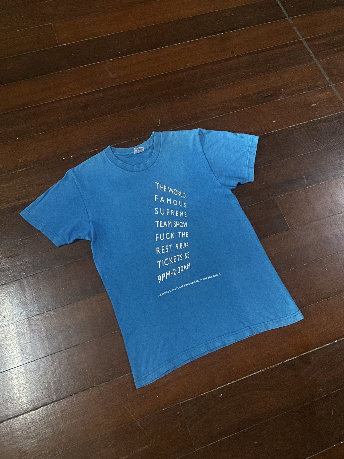 Supreme Fire 🔥 Supreme The World Famous Supreme Team Show Tee Size US M / EU 48-50 / 2 - 3 Thumbnail