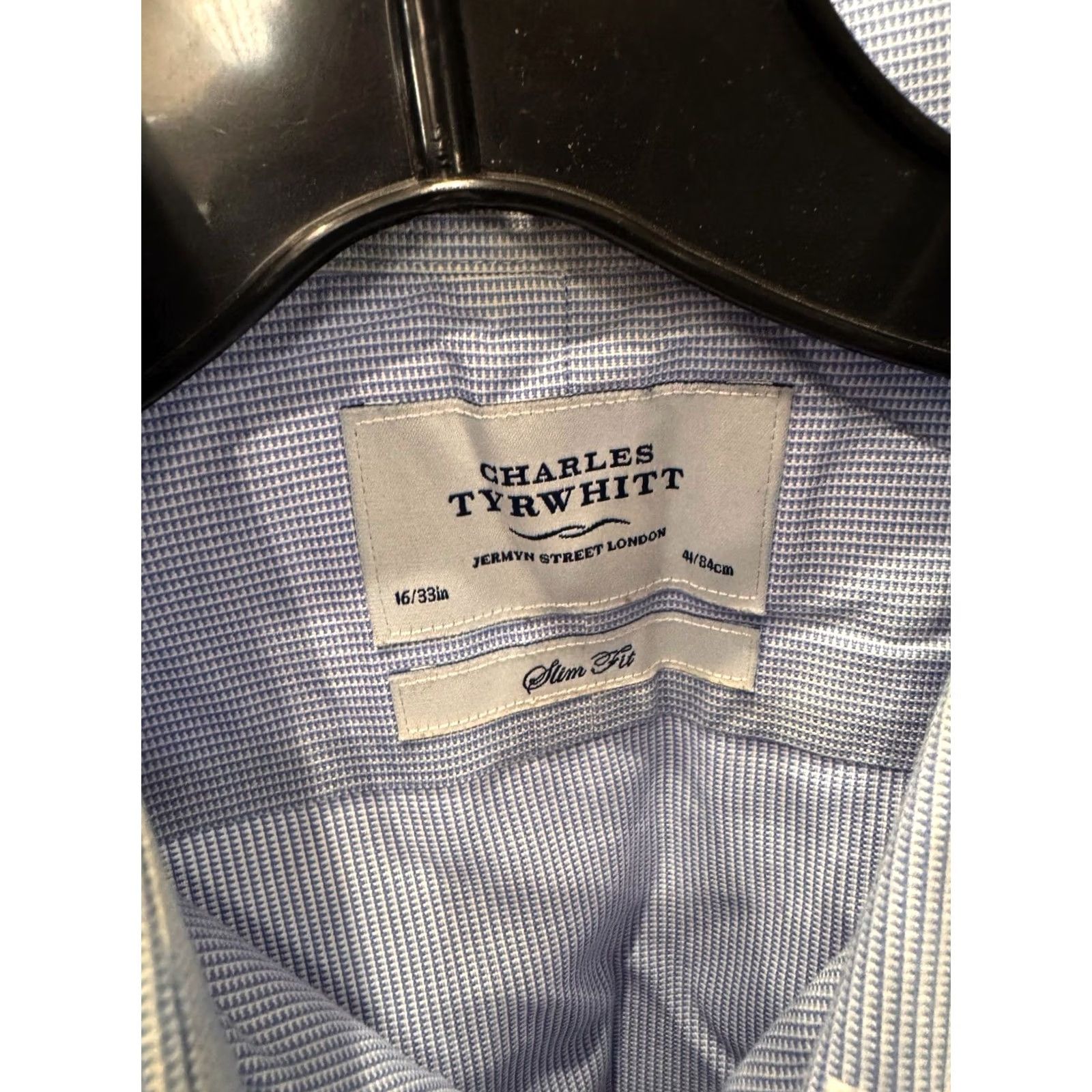 Charles Tyrwhitt Charles Tyrwhitt Blue LONG SLEEVE SHIRT Large L 16 x 33 Slim Shirt Mens Blue Long Sleeve Shirt Large L 16 x 33 Slim Size US L / EU 52-54 / 3 - 3 Thumbnail
