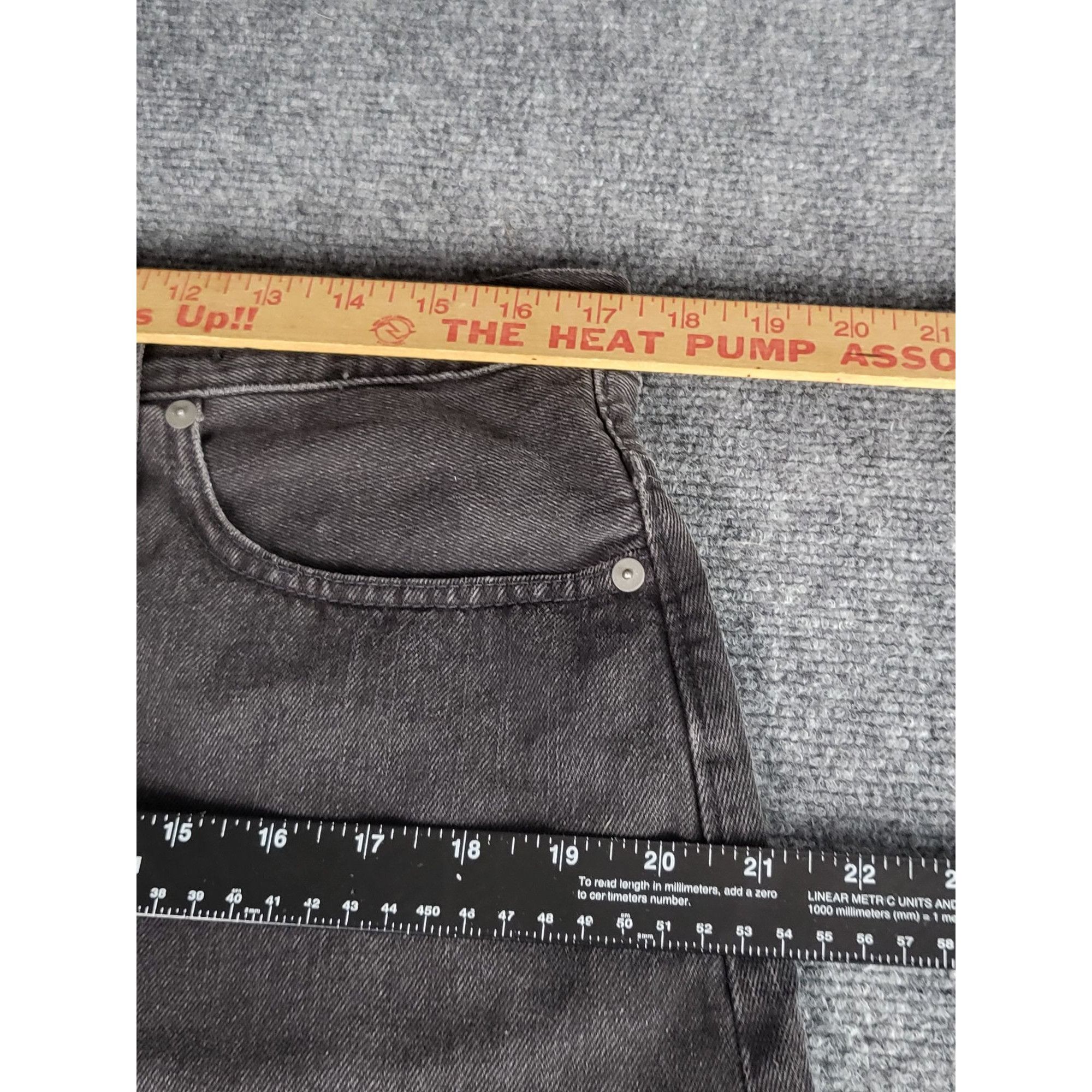 Madewell Madewell Rigid Denim A-Line Button Fly Skirt Women Sz 31 Cha Size 31" - 8 Thumbnail