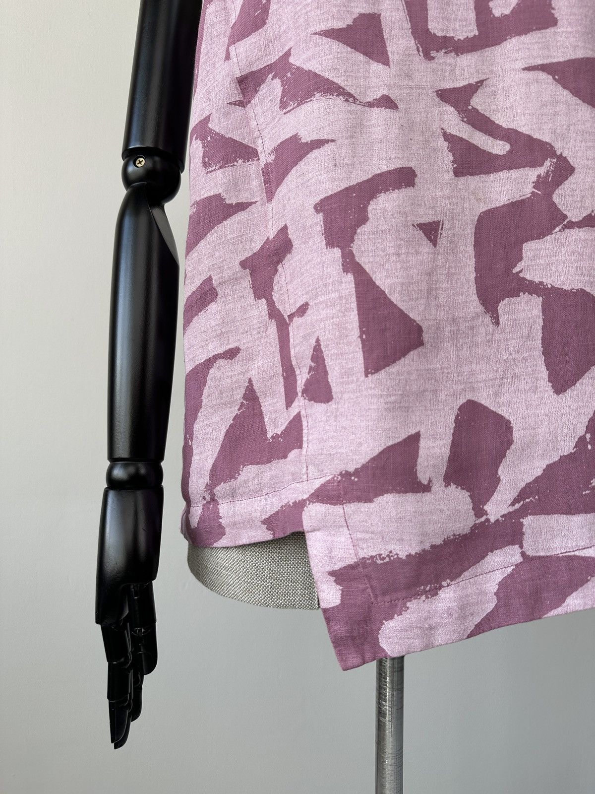 OSKA OSKA 100% Linen Abstract Geometric Tank Top Blouse Lagenlook Size S / US 4 / IT 40 - 5 Thumbnail