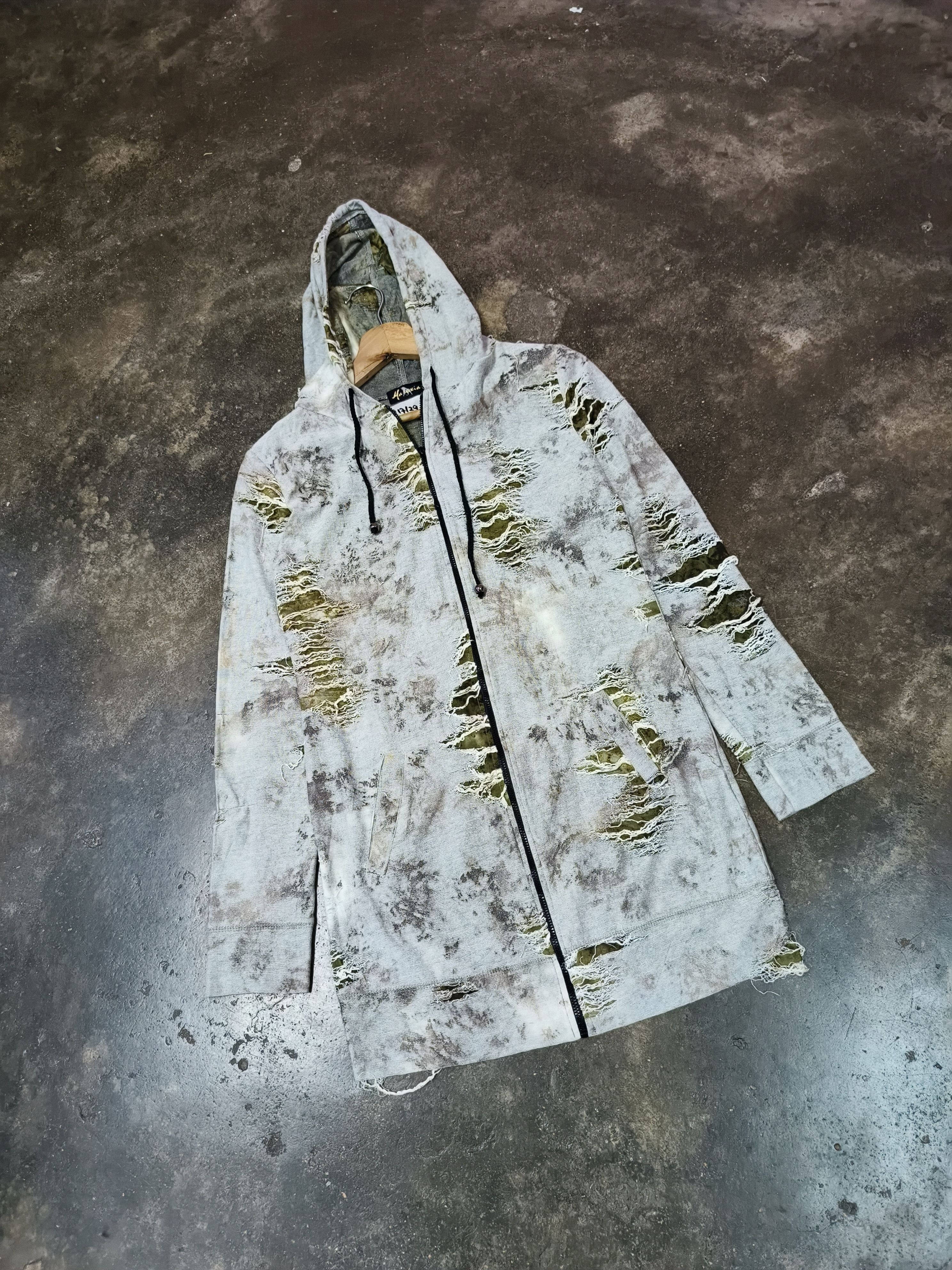 If Six Was Nine Maraxia distressed rock punk hooded Size M / US 6-8 / IT 42-44 - 1 Thumbnail