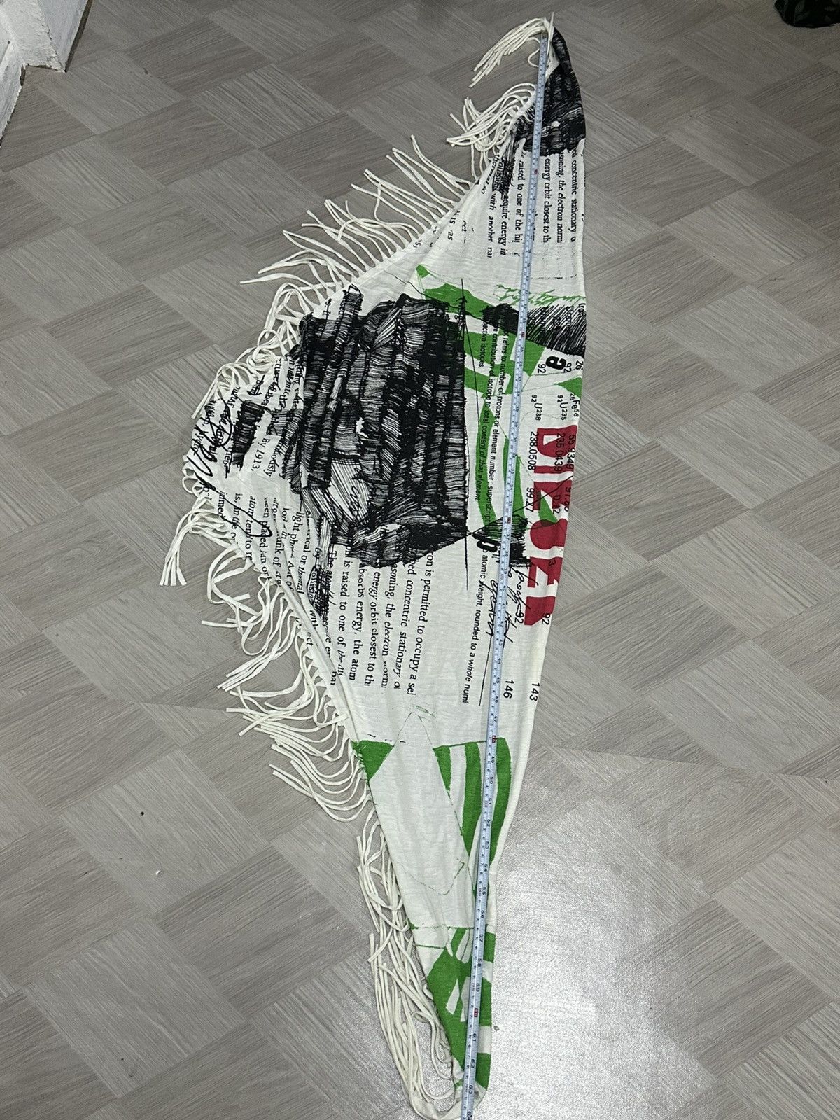 Diesel Diesel Poem Seditionaries Scarf Size ONE SIZE - 11 Thumbnail