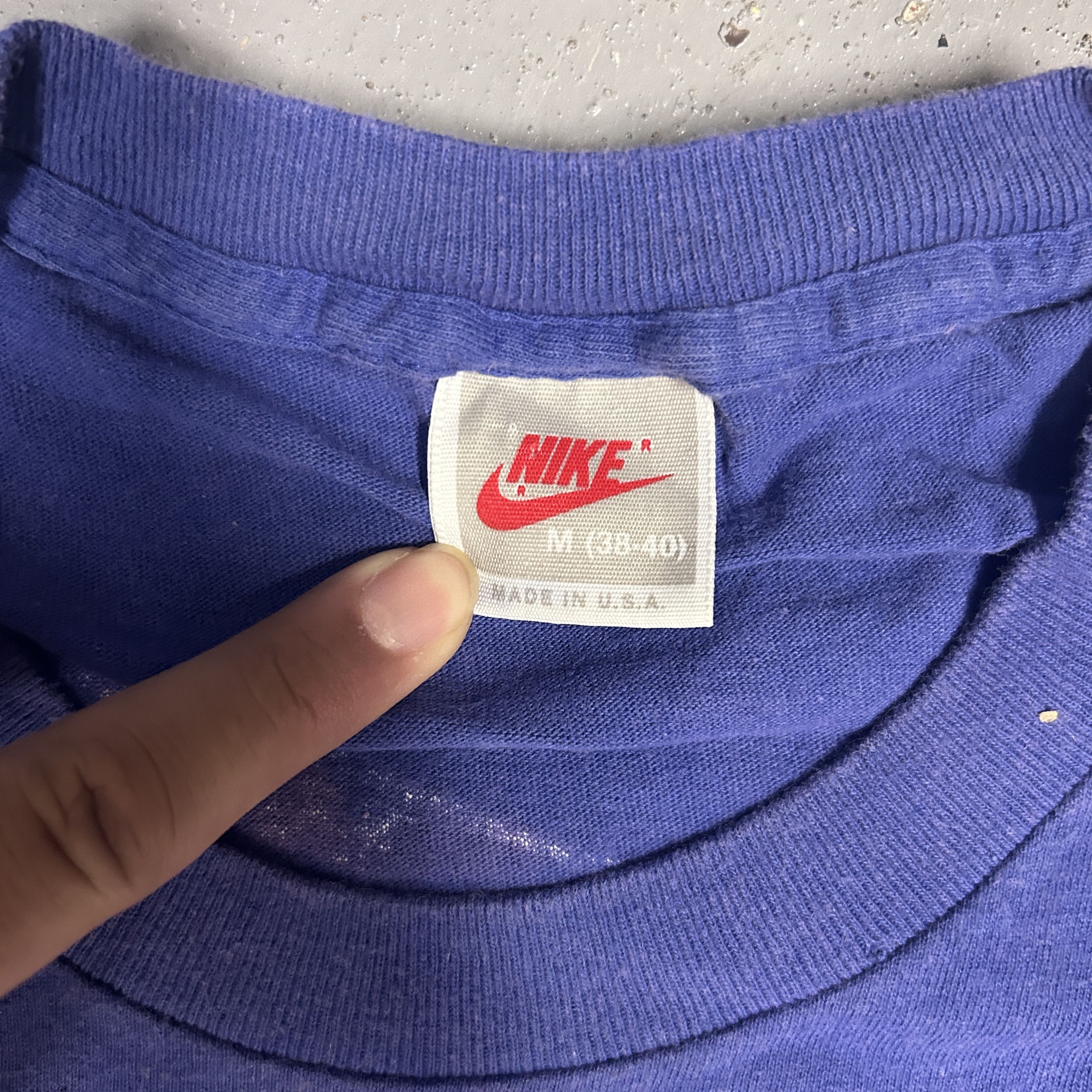 Nike Vintage 90s Nike Air Jordan Single Stitch T-Shirt Made In USA Size US M / EU 48-50 / 2 - 3 Thumbnail
