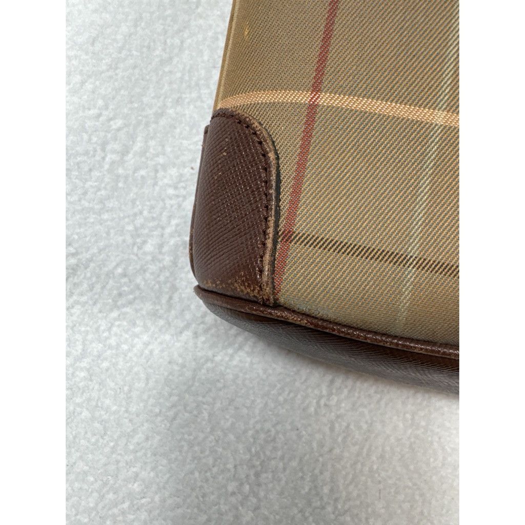 Burberry Vintage Burberrys Clutch Cosmetic Bag Check 9.5”x6”x2” Size ONE SIZE - 8 Thumbnail