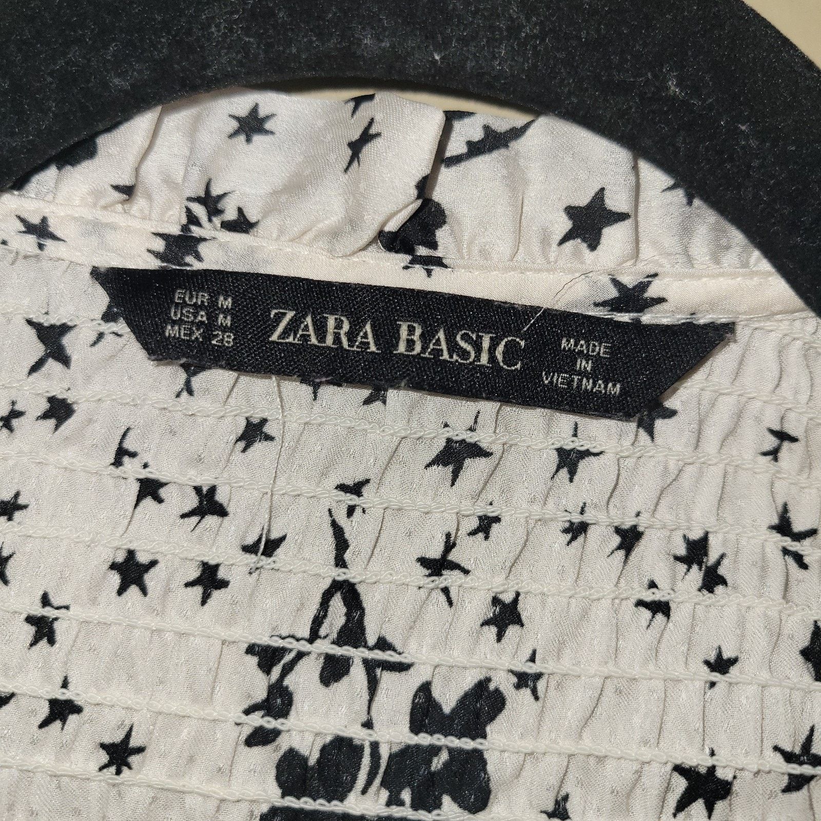 Zara Zara Star Floral Print Tie Front Blouse Size Medium Size M / US 6-8 / IT 42-44 - 5 Thumbnail