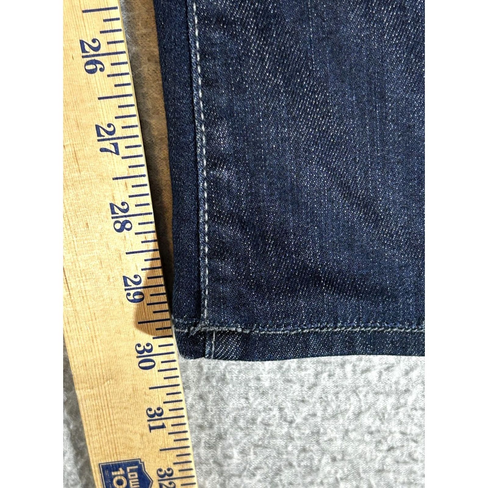 7 For All Mankind 7 For All Mankind Jeans Womens 30x30 Tripster Flare Wide Leg Y2K Boho Hippie Jeans Womens 30 Dark Blue Embroidered Pockets Vintage No Size 30" / US 8 / IT 44 - 4 Thumbnail