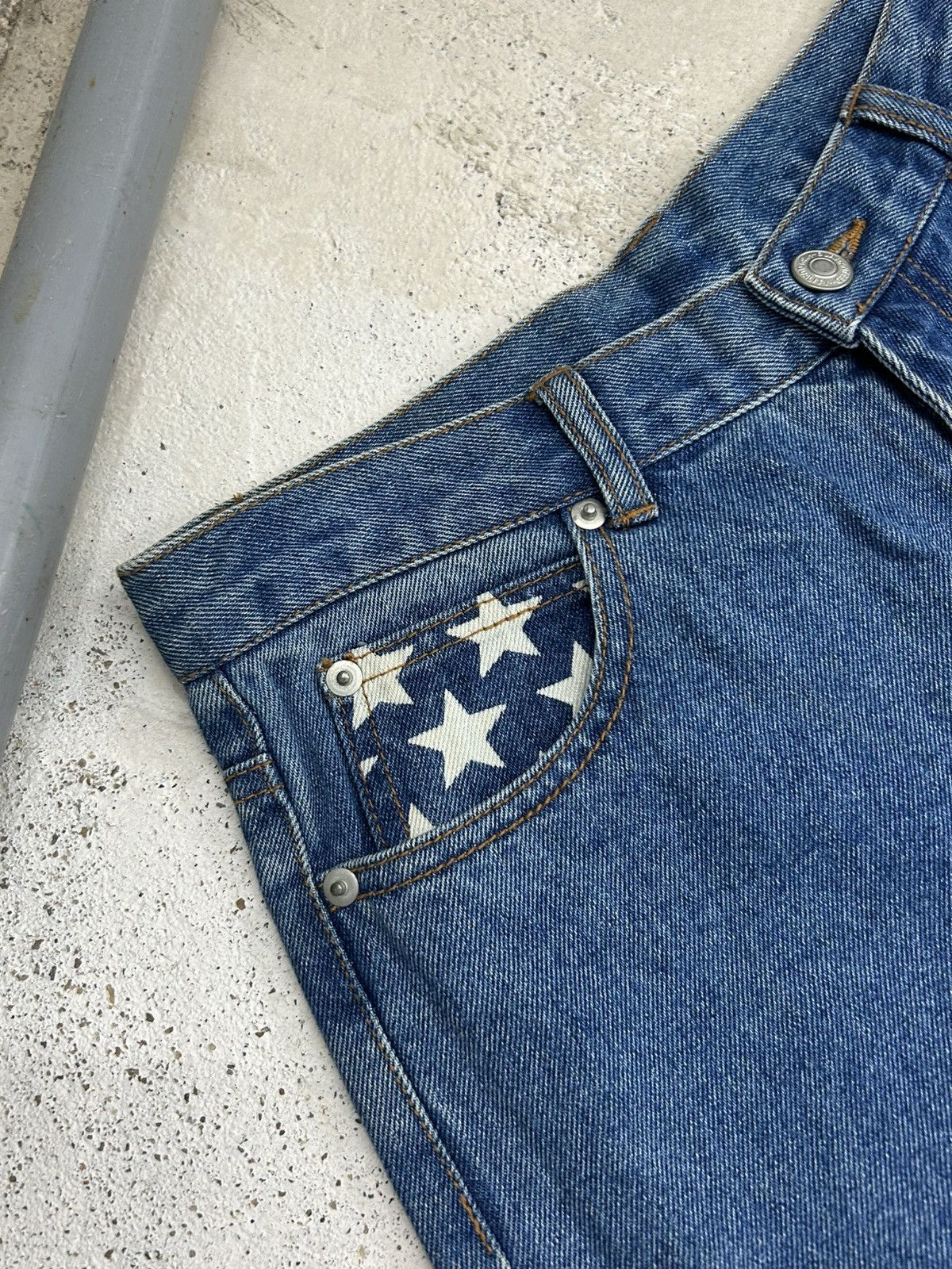 Hysteric Glamour Flare Distressed Jean Denim Star Patch Size US 28 / EU 44 - 9 Thumbnail