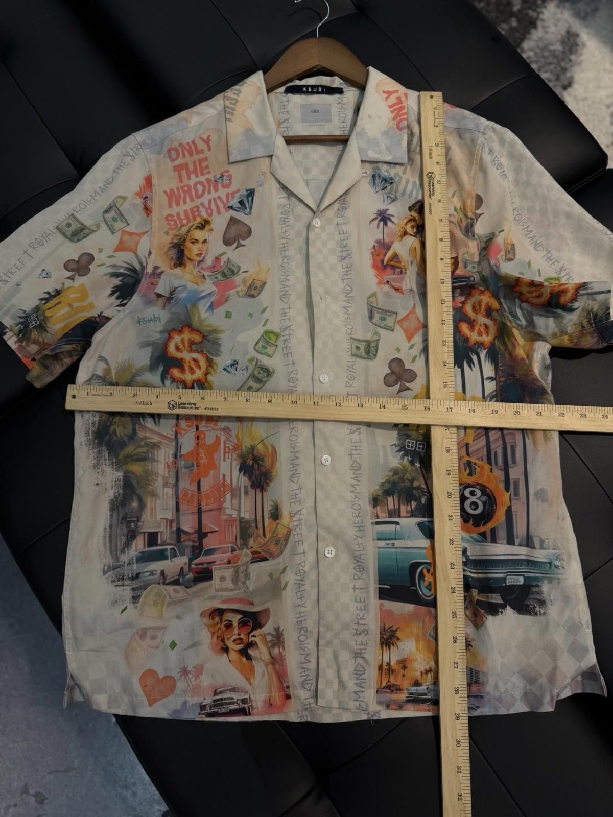 Ksubi Ksubi Money Party Floral Print Button Up Shirt Large (L) Size US L / EU 52-54 / 3 - 10 Thumbnail