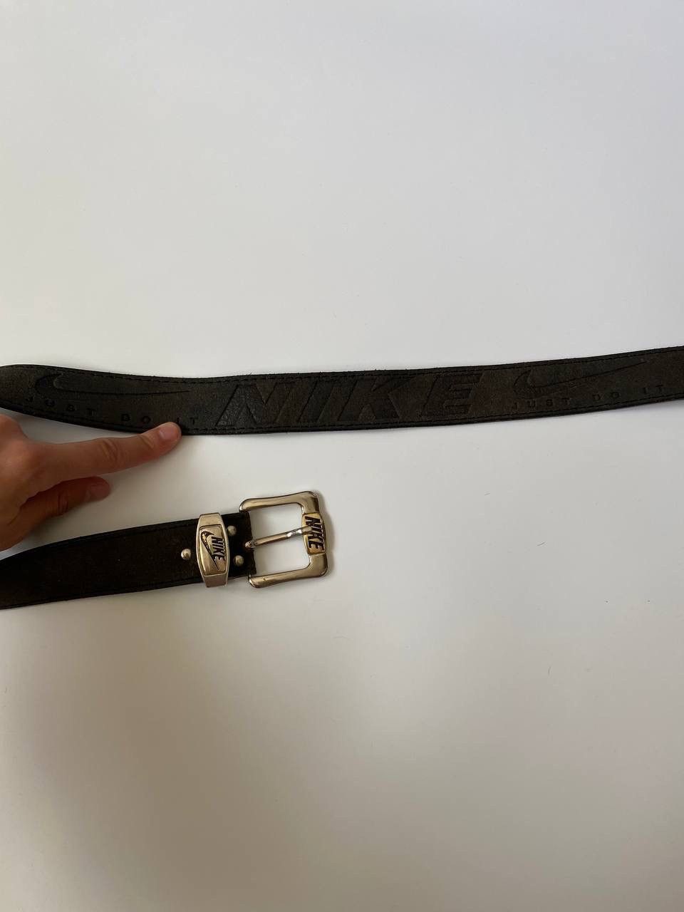 Nike Vintage Nike Just do It Leather Belt 110/40 Size ONE SIZE - 2 Thumbnail