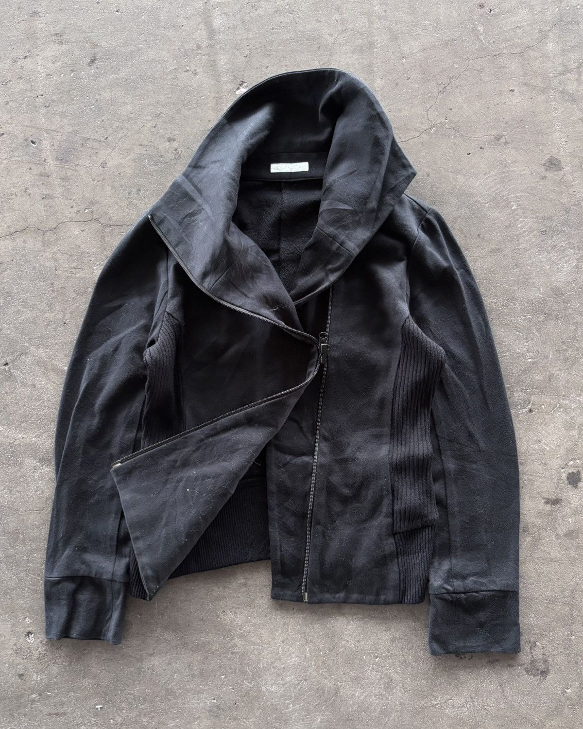 If Six Was Nine Cosa-Nostra Assymetrical Long Neck Double Zip Up Size US M / EU 48-50 / 2 - 4 Thumbnail