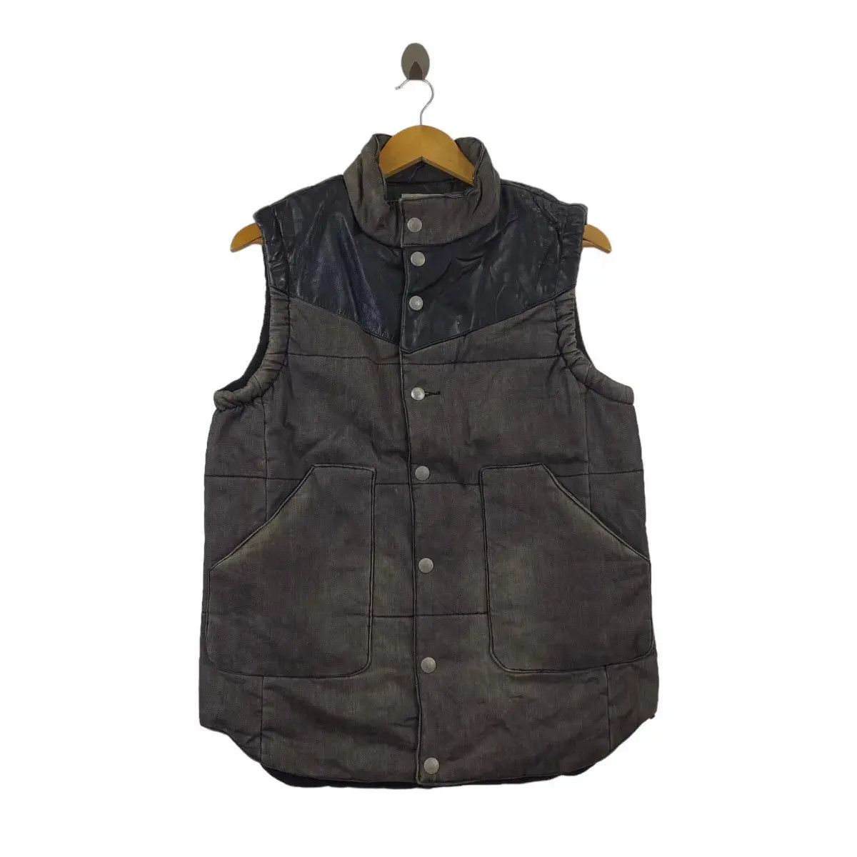 Morgan Homme × Vintage Vintage MORGAN HOMME Collection Puffer Tank Top Jacket Size US M / EU 48-50 / 2 - 1 Thumbnail