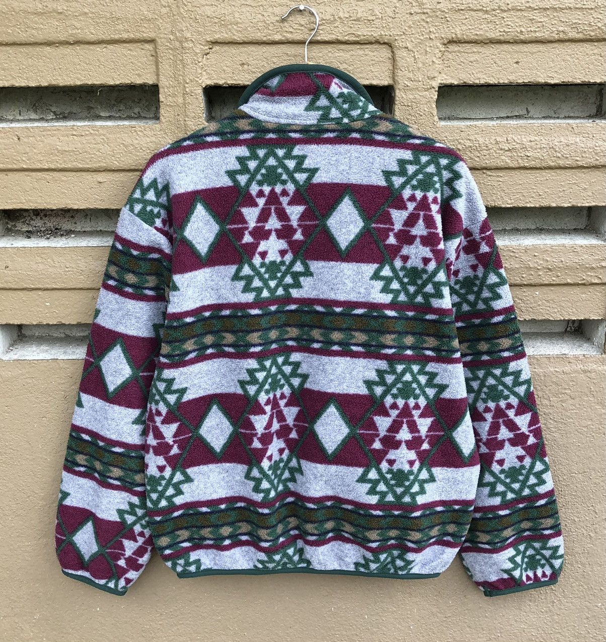 Woolrich Woolen Mills VTG Woolrich Fleece Aztec Half Zip Sweater Made In 🇺🇸 USA Size US S / EU 44-46 / 1 - 2 Thumbnail