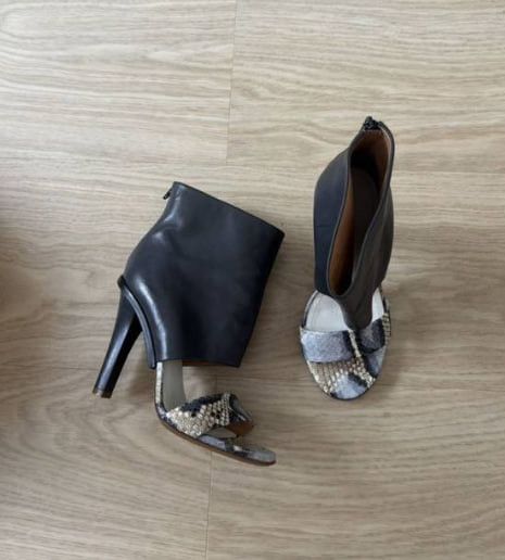 Maison Margiela Maison Margiela Snake Print Open Heels Size US 4 / IT 34 - 1 Thumbnail