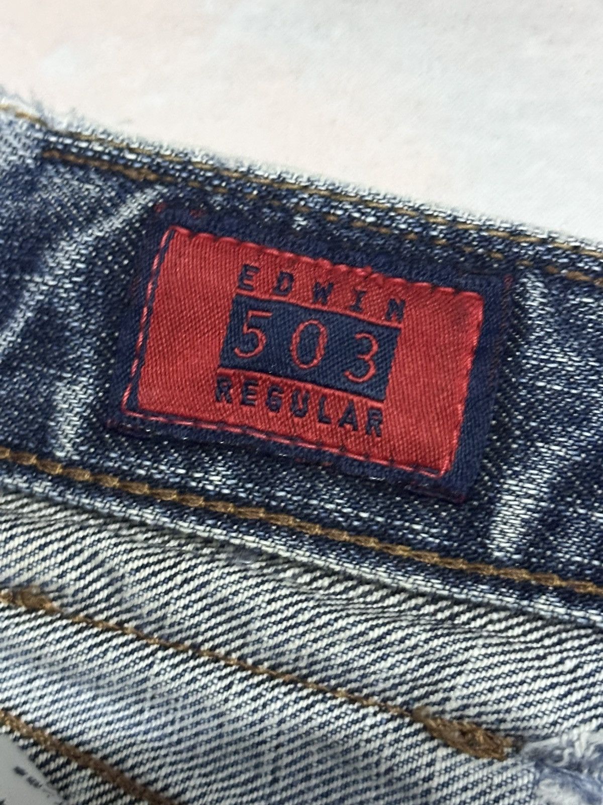 Edwin Vintage Edwin 503 Jean With Baggy Loose Style and Faded Wash Size US 30 / EU 46 - 8 Thumbnail
