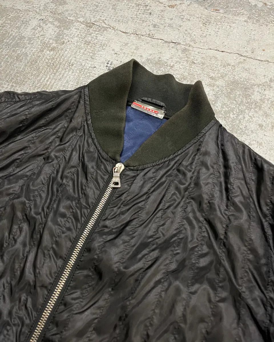 Prada AW2004 Prada Black Nylon Bomber Jacket Size US M / EU 48-50 / 2 - 5 Thumbnail
